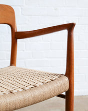 Load image into Gallery viewer, Danish Mid-Century Pair Of Teak Chairs Model 56 by Niels O Moller for Jl Møllers Mobelfabrik, 1950s