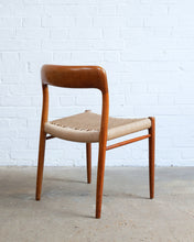 Load image into Gallery viewer, Set of Four Niels O. Møllers Model 75 Paper Cord Dining Chairs