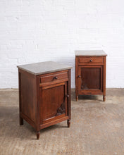 Load image into Gallery viewer, MARBLE TOP BEDSIDE TABLES