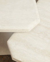 Load image into Gallery viewer, Pair Of Travertine Coffee Tables