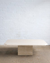 Load image into Gallery viewer, Roche Bobois Rectangle Travertine Coffee Table