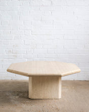 Load image into Gallery viewer, Octagonal Travertine Coffee Table