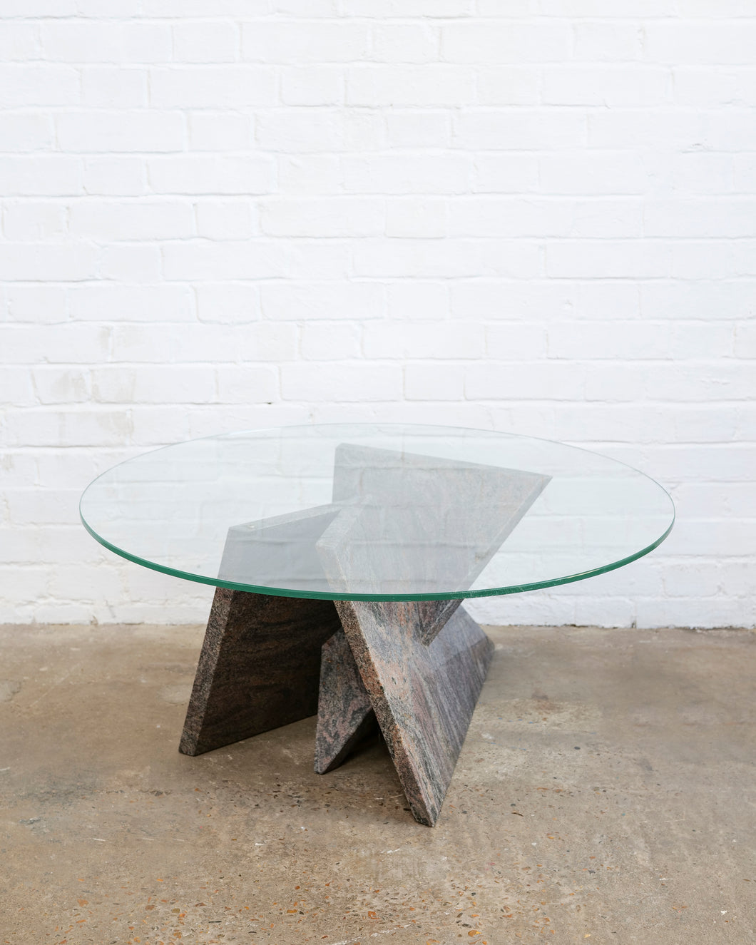 Modernist Granite Coffee Table