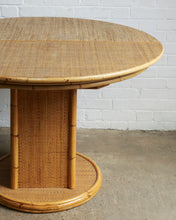 Load image into Gallery viewer, BAMBOO AND CANE DINING TABLE