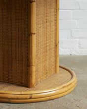 Load image into Gallery viewer, BAMBOO AND CANE DINING TABLE