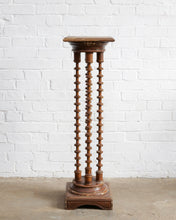 Load image into Gallery viewer, FRENCH FOLK ART SPINDLE PLINTH