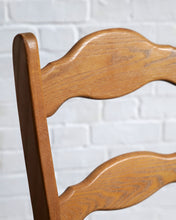 Load image into Gallery viewer, A Set Of 6 Razor Back Oak Chairs