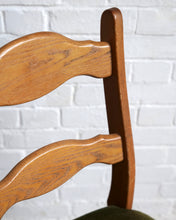 Load image into Gallery viewer, A Set Of 6 Razor Back Oak Chairs