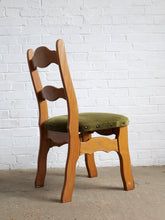 Load image into Gallery viewer, A Set Of 6 Razor Back Oak Chairs