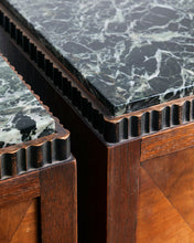 Load image into Gallery viewer, Tall Art Deco Cabinets With Green Marble
