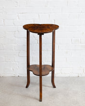 Load image into Gallery viewer, Three Leaf Clover Mahogany Side Table
