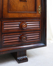 Load image into Gallery viewer, Brutalist Oak Cabinet