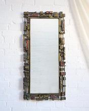 Load image into Gallery viewer, Brutalist Wall Mirror By Syroco USA