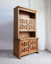 Load image into Gallery viewer, Brutalist Spanish Cabinet in Oak