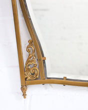 Load image into Gallery viewer, Decorative Brass Art Deco Mirror