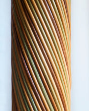 Load image into Gallery viewer, Large Italian Pencil Reed 1950's Floor Lamp