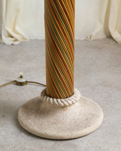 Load image into Gallery viewer, Large Italian Pencil Reed 1950's Floor Lamp
