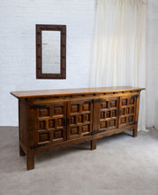 Load image into Gallery viewer, Brutalist Spanish Oak Sideboard