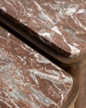 Load image into Gallery viewer, Pair Of Art deco Marble Top Bedside Tables