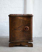 Load image into Gallery viewer, Pair Of Art deco Marble Top Bedside Tables