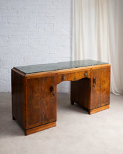Load image into Gallery viewer, Art Deco Marble Top Desk