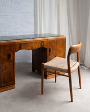 Load image into Gallery viewer, Art Deco Marble Top Desk