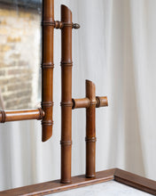 Load image into Gallery viewer, French Faux Bamboo Dresser With Marble Top