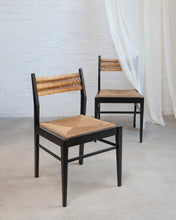 Load image into Gallery viewer, Set of Six 1950's Rush Chairs