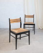 Load image into Gallery viewer, Set of Six 1950's Rush Chairs