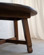 Load image into Gallery viewer, Brutalist Oak Dining Table and Chairs