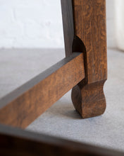 Load image into Gallery viewer, Brutalist Oak Dining Table and Chairs