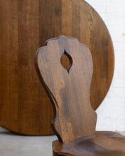 Load image into Gallery viewer, Brutalist Oak Dining Table and Chairs