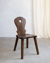 Load image into Gallery viewer, Brutalist Oak Dining Table and Chairs