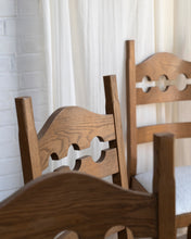 Load image into Gallery viewer, Set of Six Oak Razorback Dining Chairs