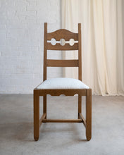 Load image into Gallery viewer, Set of Six Oak Razorback Dining Chairs