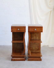 Load image into Gallery viewer, French Art Deco Bedside Tables With Stone Tops