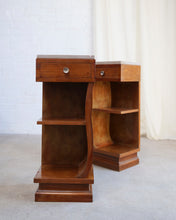 Load image into Gallery viewer, French Art Deco Bedside Tables With Stone Tops