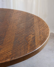 Load image into Gallery viewer, Round Solid Oak Dining Table