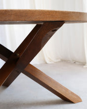 Load image into Gallery viewer, Round Solid Oak Dining Table