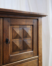 Load image into Gallery viewer, Double Fronted Northern Spanish Brutalist Cabinet in Oak