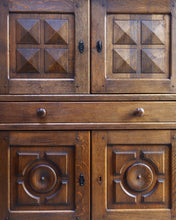 Load image into Gallery viewer, Double Fronted Northern Spanish Brutalist Cabinet in Oak