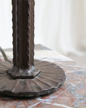 Load image into Gallery viewer, Hammered Iron Art Deco Table Lamp