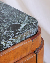 Load image into Gallery viewer, Art Deco Sideboard With Green Marble Top