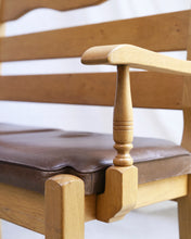 Load image into Gallery viewer, Long Oak Wavy Bench