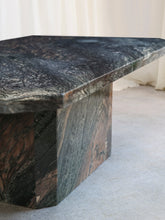 Load image into Gallery viewer, Green and Pink Marble Coffee table