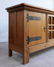 Load image into Gallery viewer, Brutalist Oak Sideboard