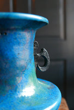 Load image into Gallery viewer, 1980's  Raku Fired Double Winged Vase by Ceramic Artist John Bedding