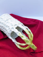Load image into Gallery viewer, Ceramic Glazed Basket With Contrast Yellow Handle