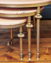 Load image into Gallery viewer, 1960's Marble Top Nesting Tables Of Maison Jansen Style