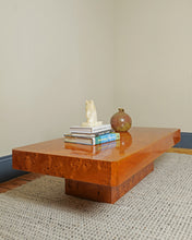 Load image into Gallery viewer, Vintage Burr Walnut Coffee Table